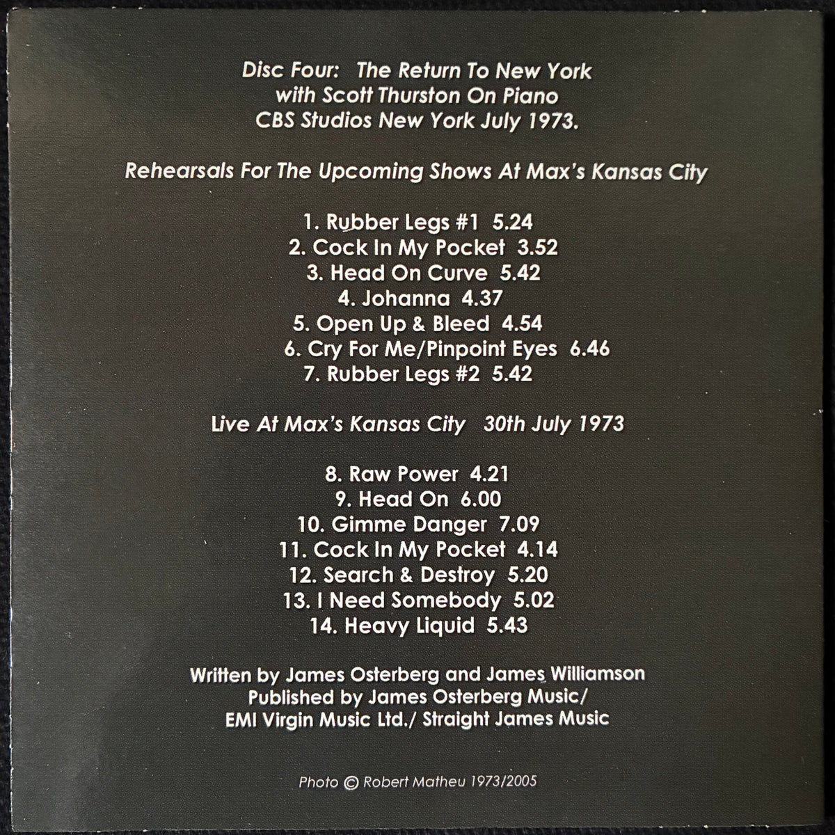 STOOGES - HEAVY LIQUID (6CD BOX SET) (USED CD 2005 UK M-/M-)