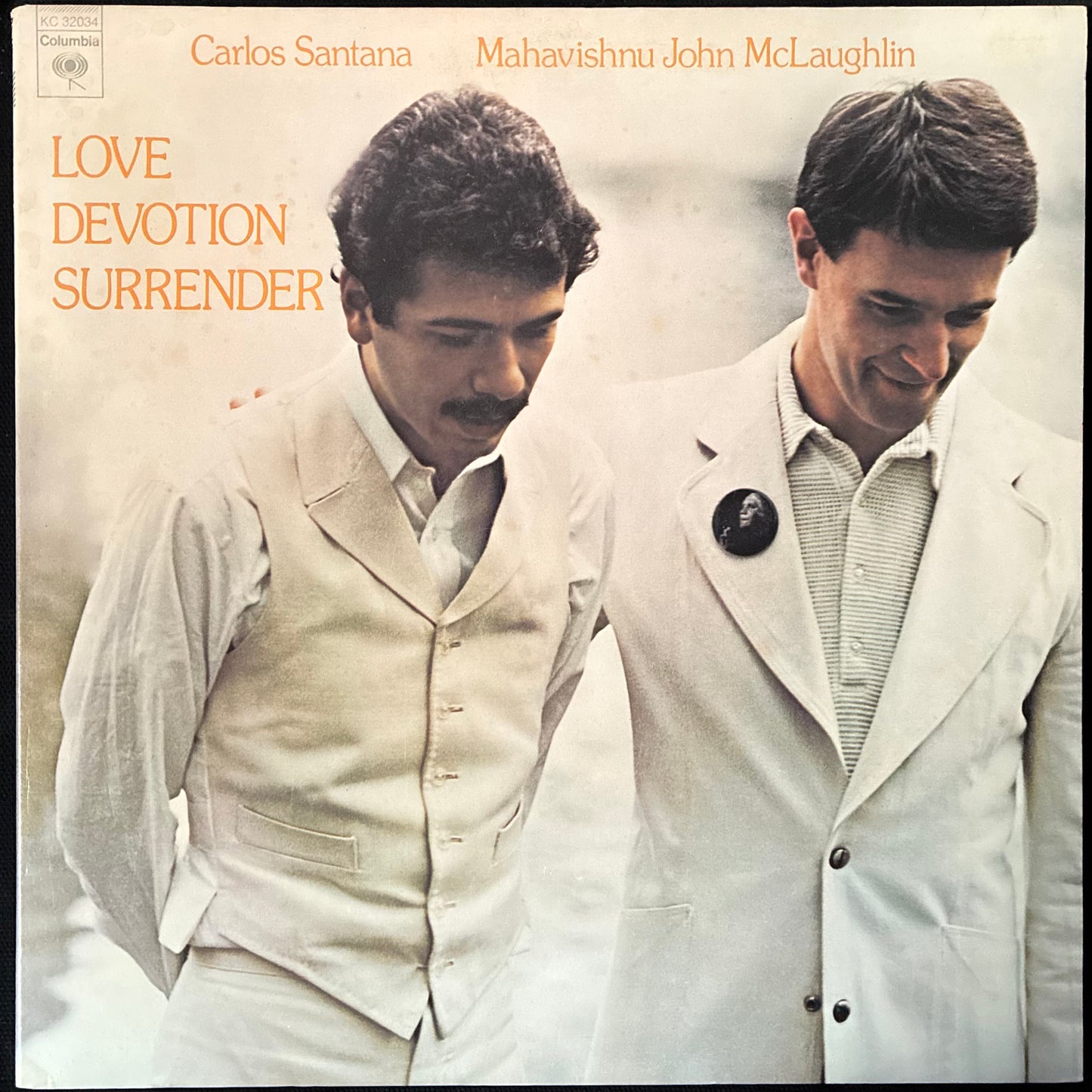 CARLOS SANTANA MAHAVISHNU JOHN MCLAUGHLIN - LOVE DEVOTION SURRENDER (USED VINYL 1973 US M-/EX+)