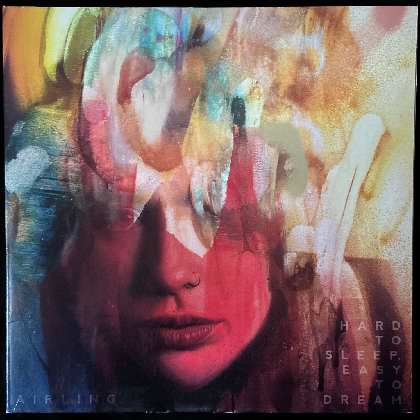 AIRLING - HARD TO SLEEP EASY TO DREAM (MAROON COLOURED) (USED VINYL 2017 AUS M-/EX+)
