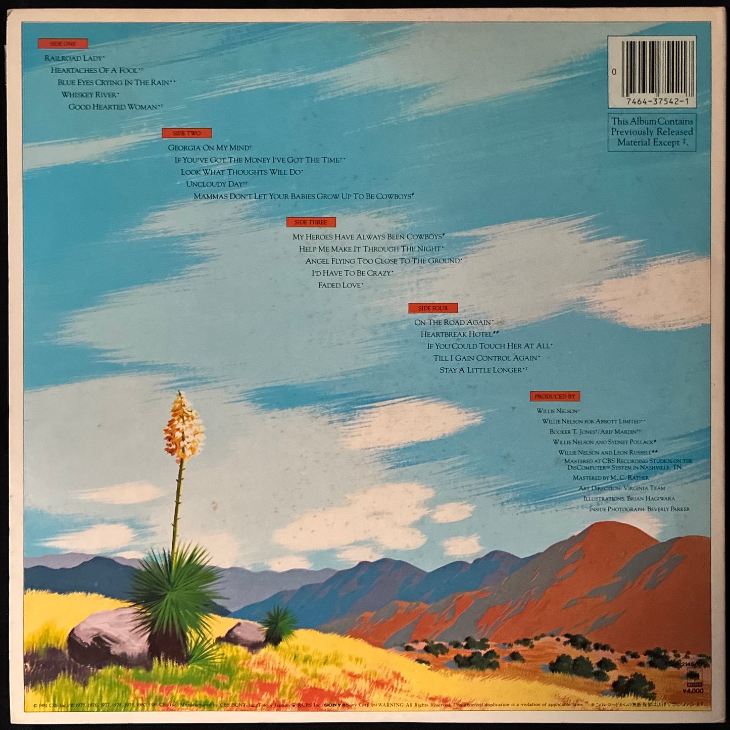 WILLIE NELSON - WILLIE NELSON'S GREATEST HITS (2LP) (USED VINYL 1981 JAPAN M-/EX+)