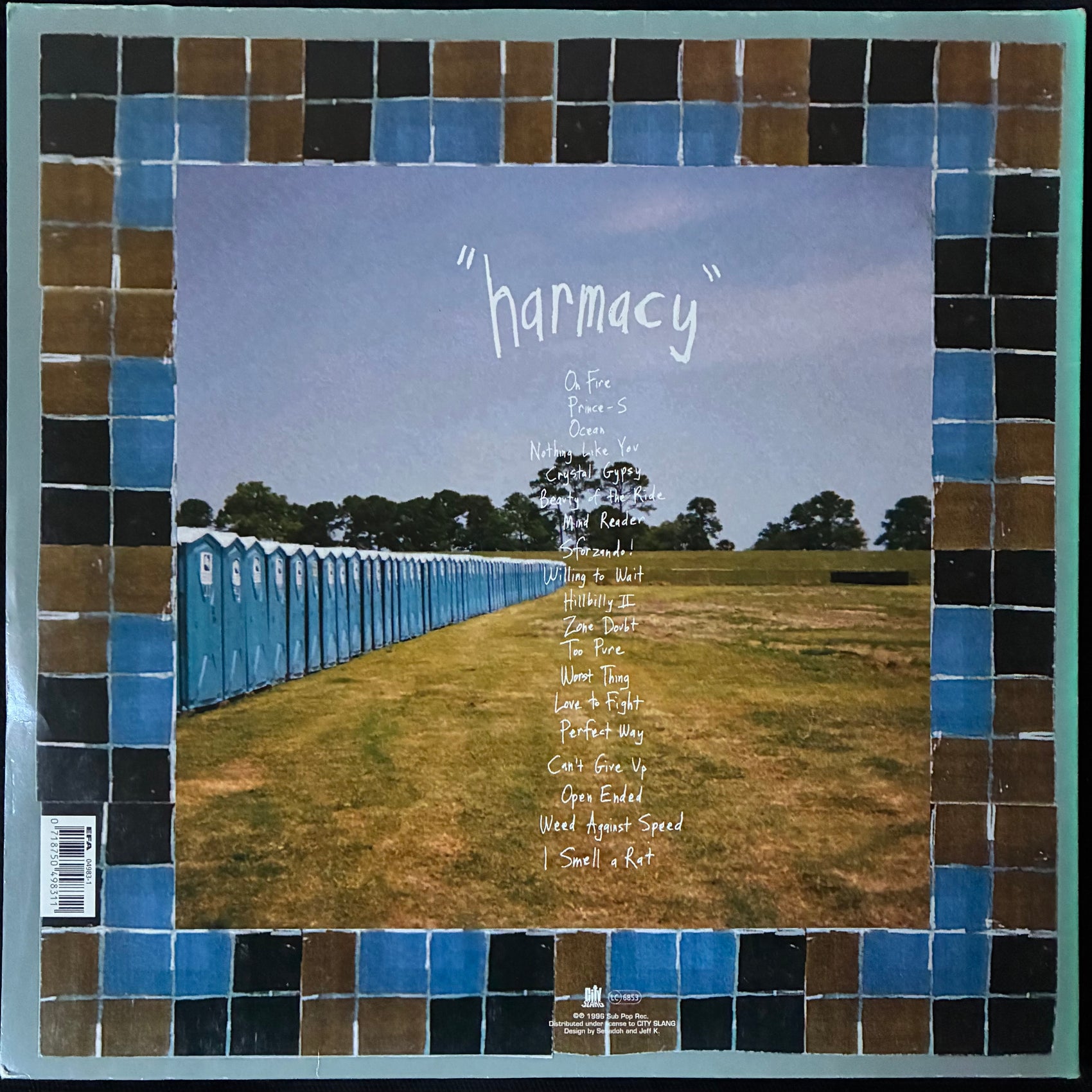 SEBADOH - HARMACY (USED VINYL 1996 EU EX+/EX+)