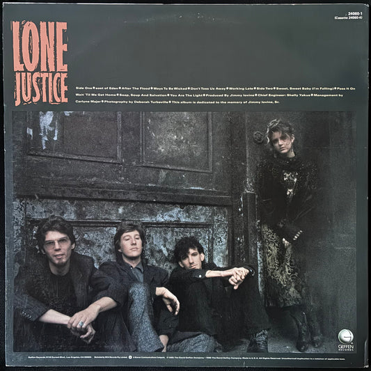 LONE JUSTICE - LONE JUSTICE (USED VINYL 1985 AUS M-/M-)