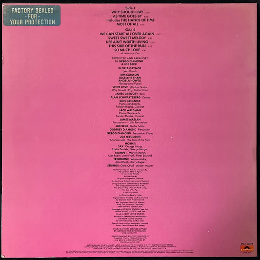 GLORIA GAYNOR - GLORIOUS (PROMO) (USED VINYL 1977 US M-/EX+)