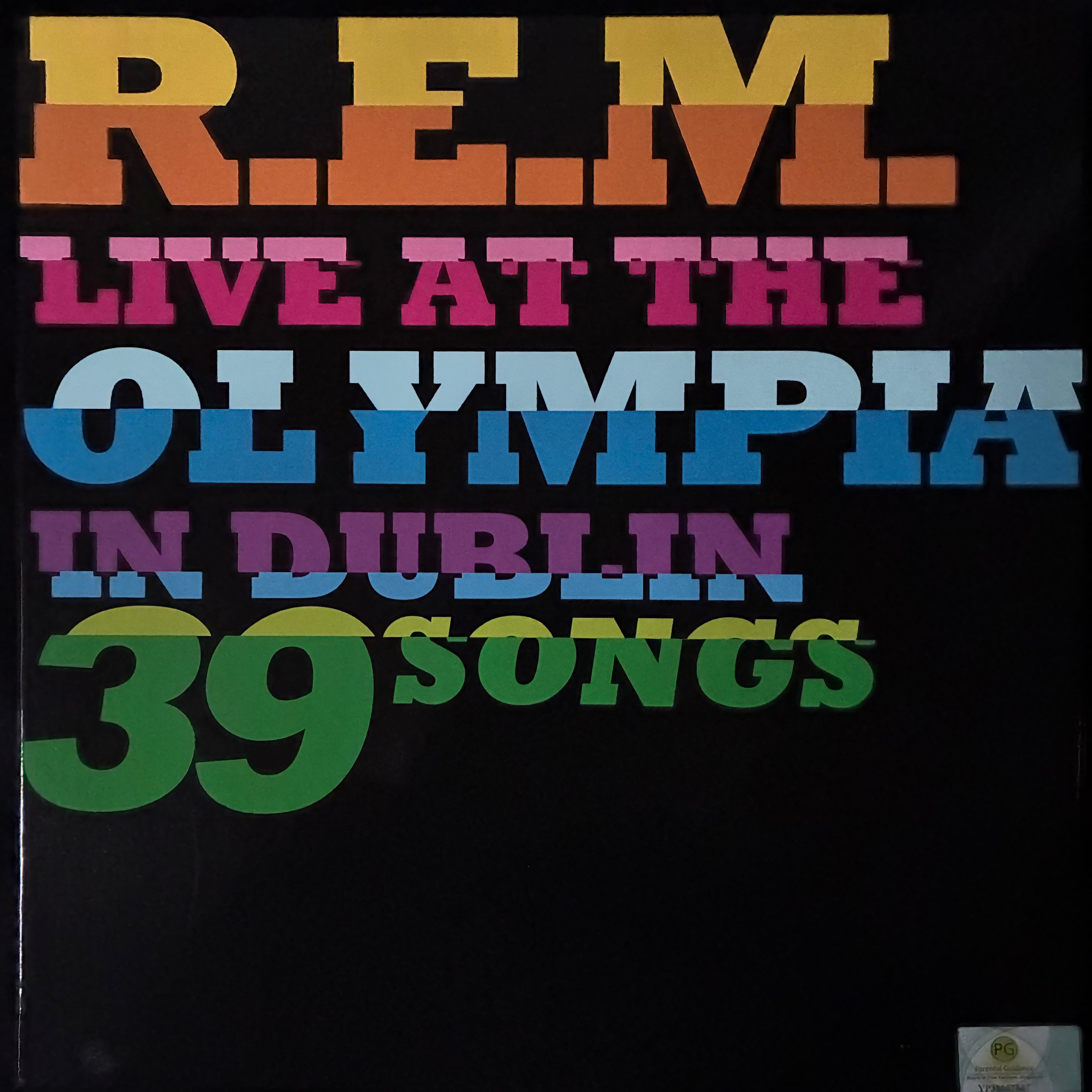 R.E.M. - R.E.M. LIVE AT THE OLYMPIA IN DUBLIN (4LP+2CD+DVD BOX SET) (USED VINYL 2008 EU M-/M-)