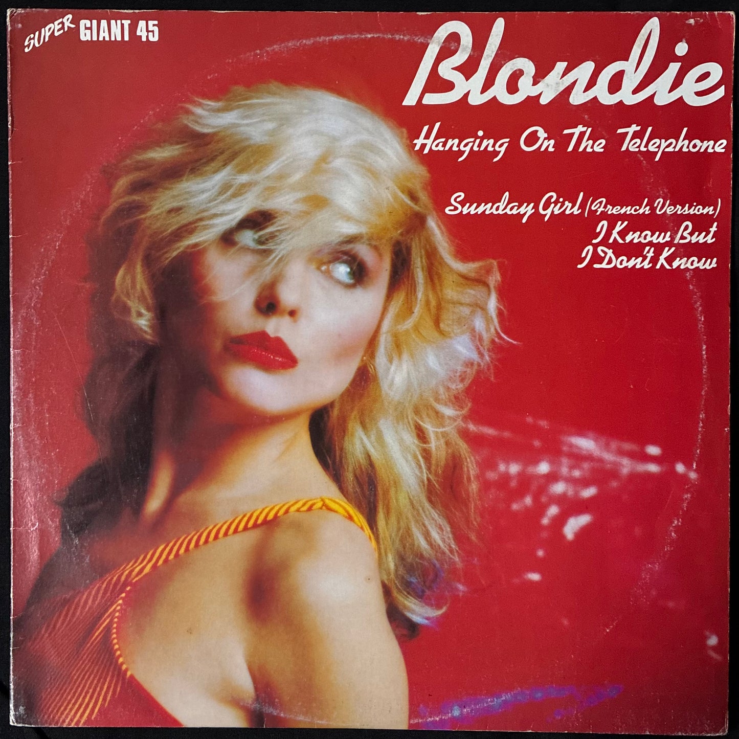 BLONDIE - HANGING ON THE TELEPHONE (GLOW IN THE DARK VINYL) (12") (USED VINYL 1979 AUS EX+/VG+)
