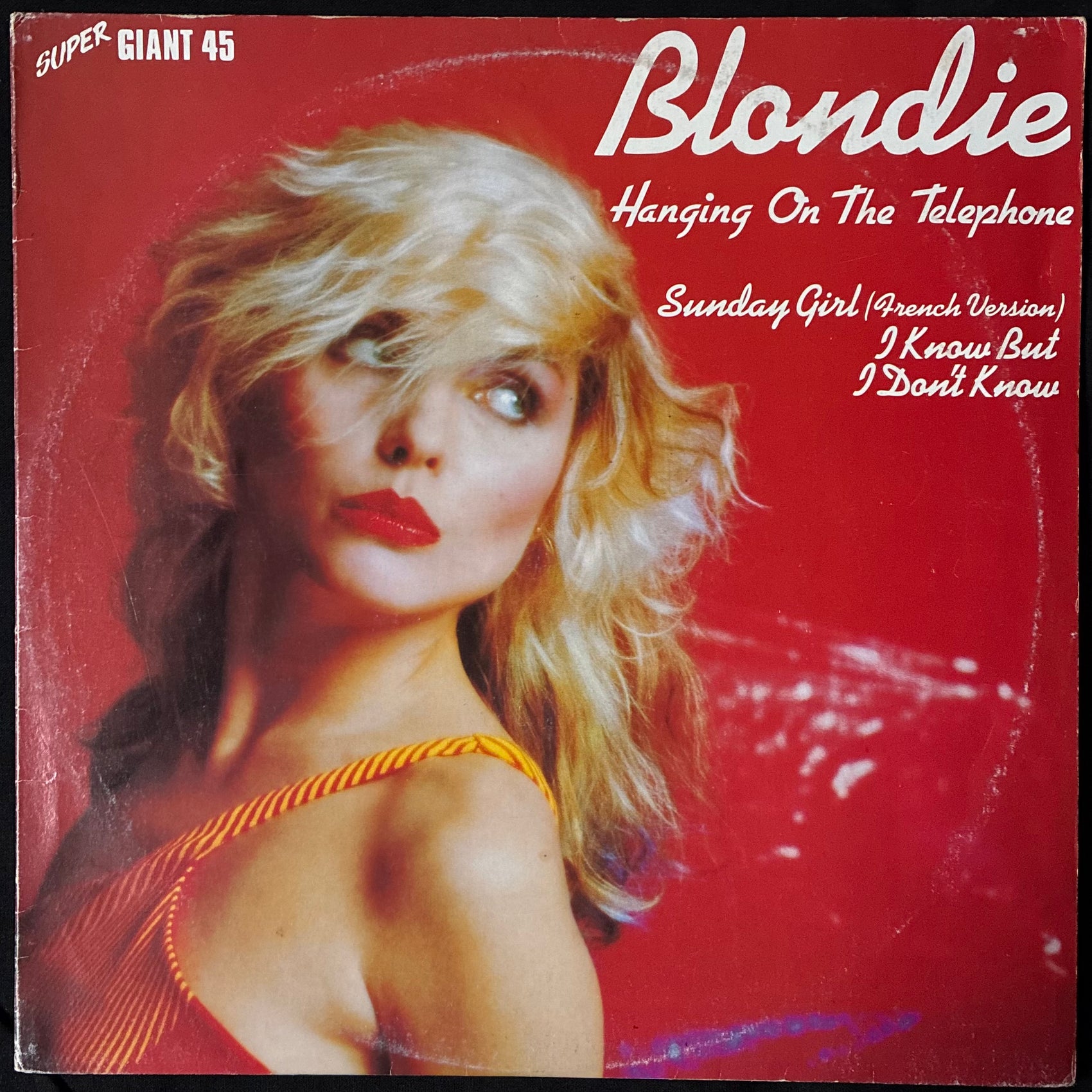 BLONDIE - HANGING ON THE TELEPHONE (GLOW IN THE DARK VINYL) (12") (USED VINYL 1979 AUS EX+/VG+)