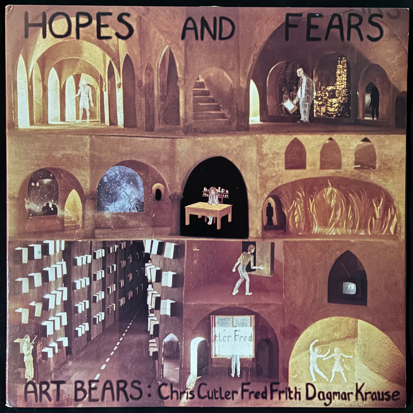 ART BEARS - HOPES AND FEARS (FIRST PRESSING) (USED VINYL 1978 UK EX+/EX-)