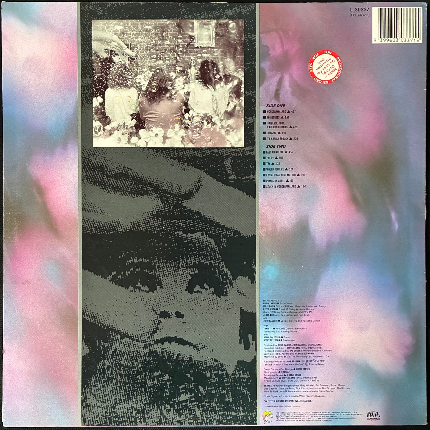 DRAMARAMA - STUCK IN WONDERAMALAND (PROMO) (USED VINYL 1989 AUS M-/EX+)