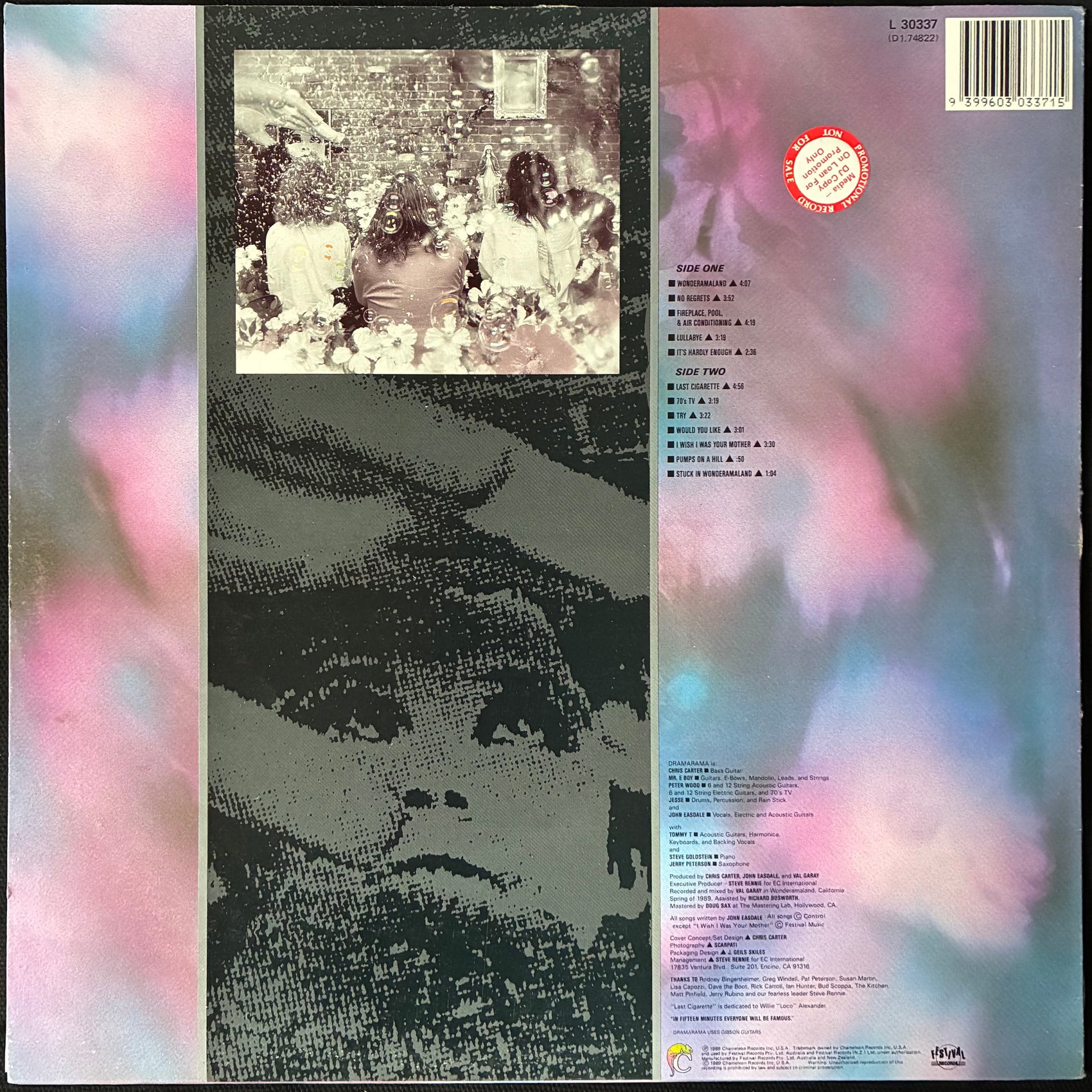 DRAMARAMA - STUCK IN WONDERAMALAND (PROMO) (USED VINYL 1989 AUS M-/EX+)
