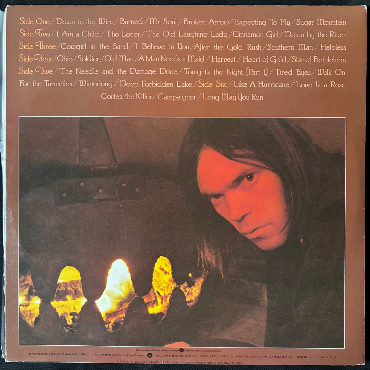 NEIL YOUNG - DECADE (3LP) (USED VINYL 1976 AUS EX+/EX+)