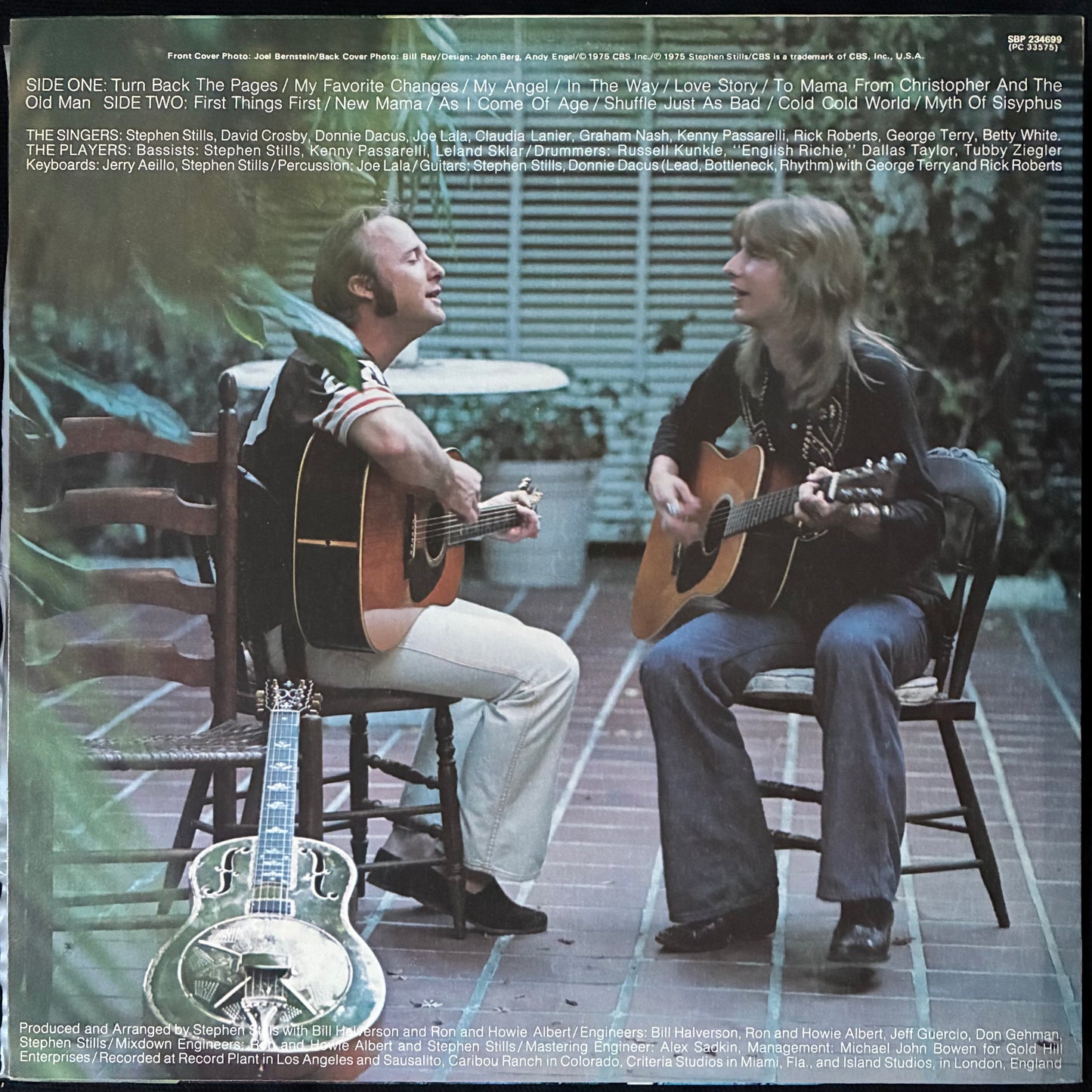STEPHEN STILLS - STEPHEN STILLS (FIRST PRESSING) (USED VINYL 1975 AUS M-/M-)