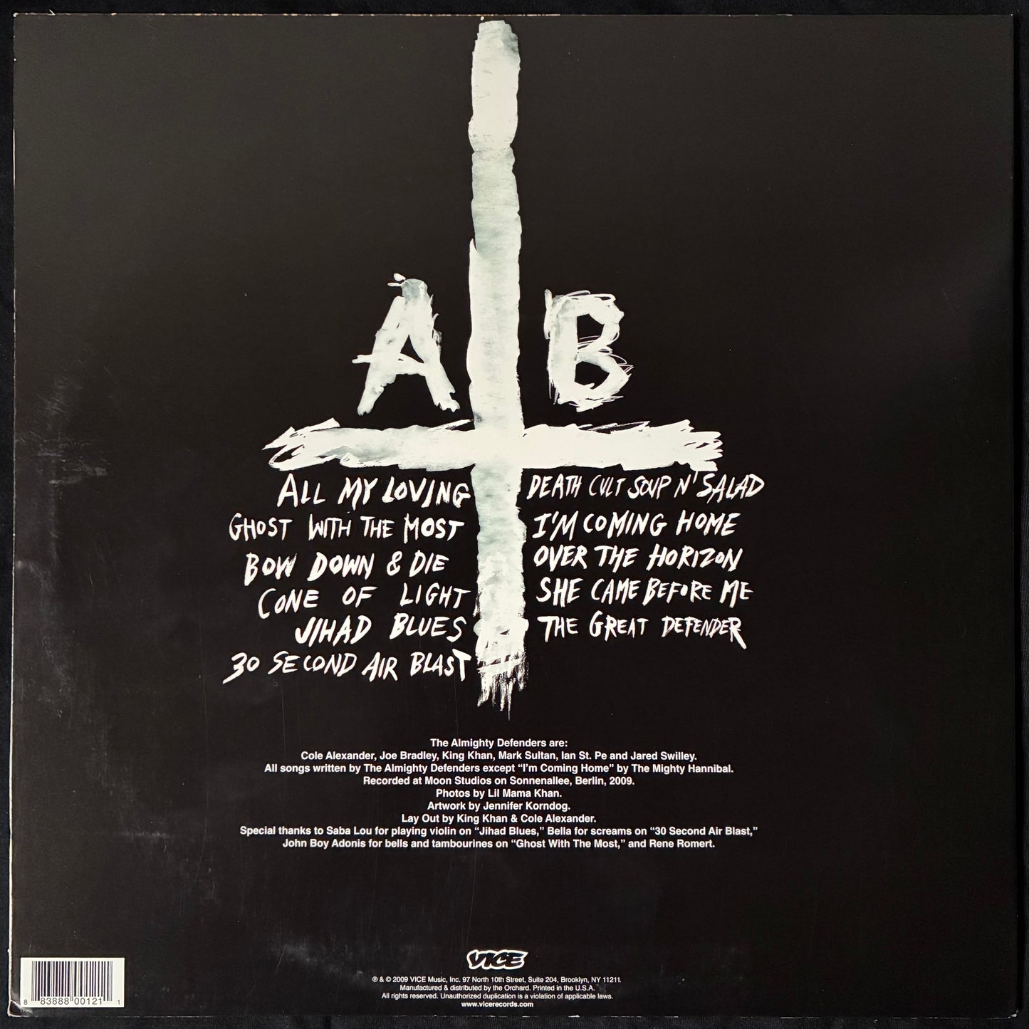 ALMIGHTY DEFENDERS - THE ALMIGHTY DEFENDERS (USED VINYL 2009 US M-/M-)