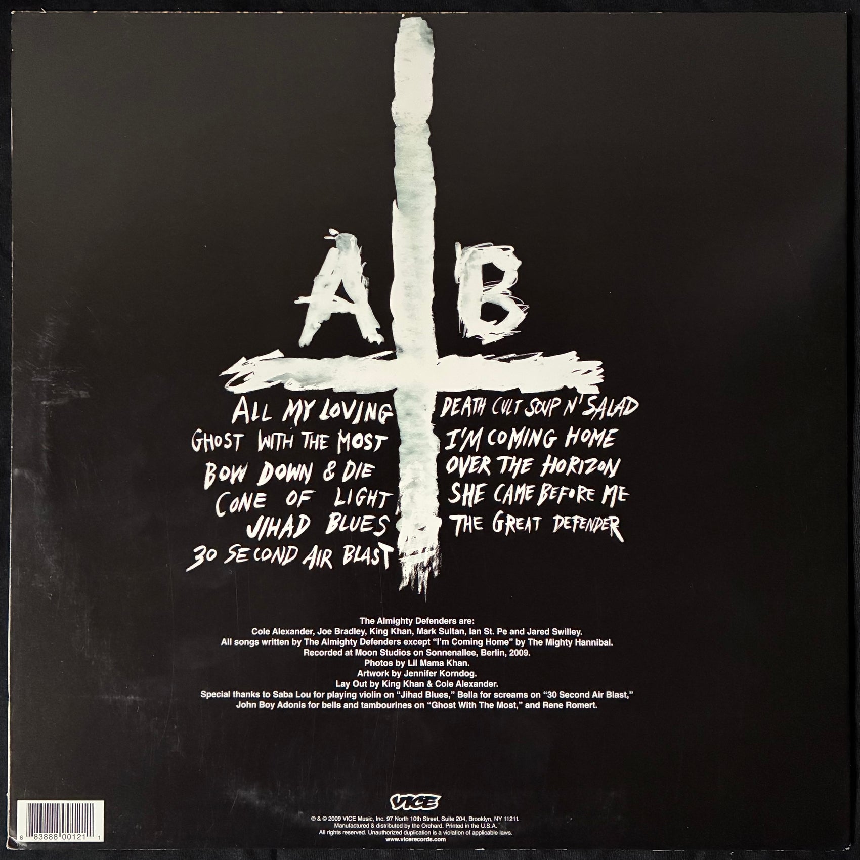 ALMIGHTY DEFENDERS - THE ALMIGHTY DEFENDERS (USED VINYL 2009 US M-/M-)