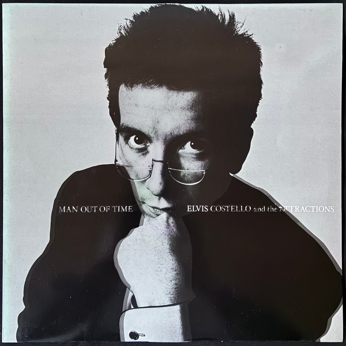 ELVIS COSTELLO - MAN OUT OF TIME (12") (USED VINYL 1982 UK M-/EX+)