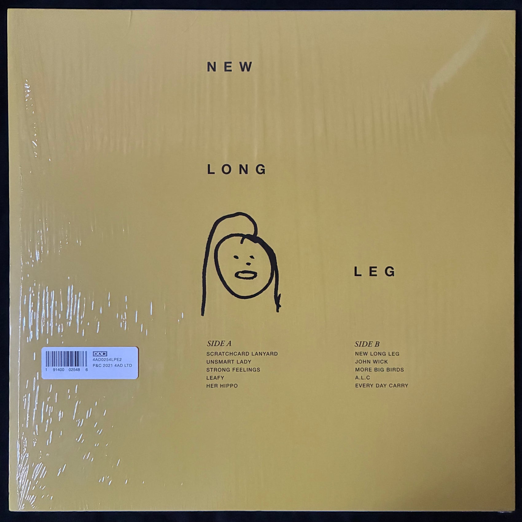 DRY CLEANING - NEW LONG LEG (CLEAR VINYL) (USED VINYL 2021 US/UK M-/M-)