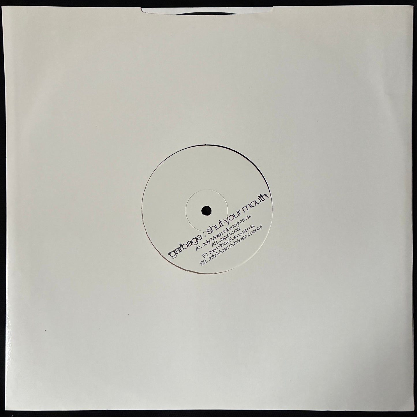 GARBAGE - SHUT YOUR MOUTH (12" EP) (USED VINYL 2002 UK M-)