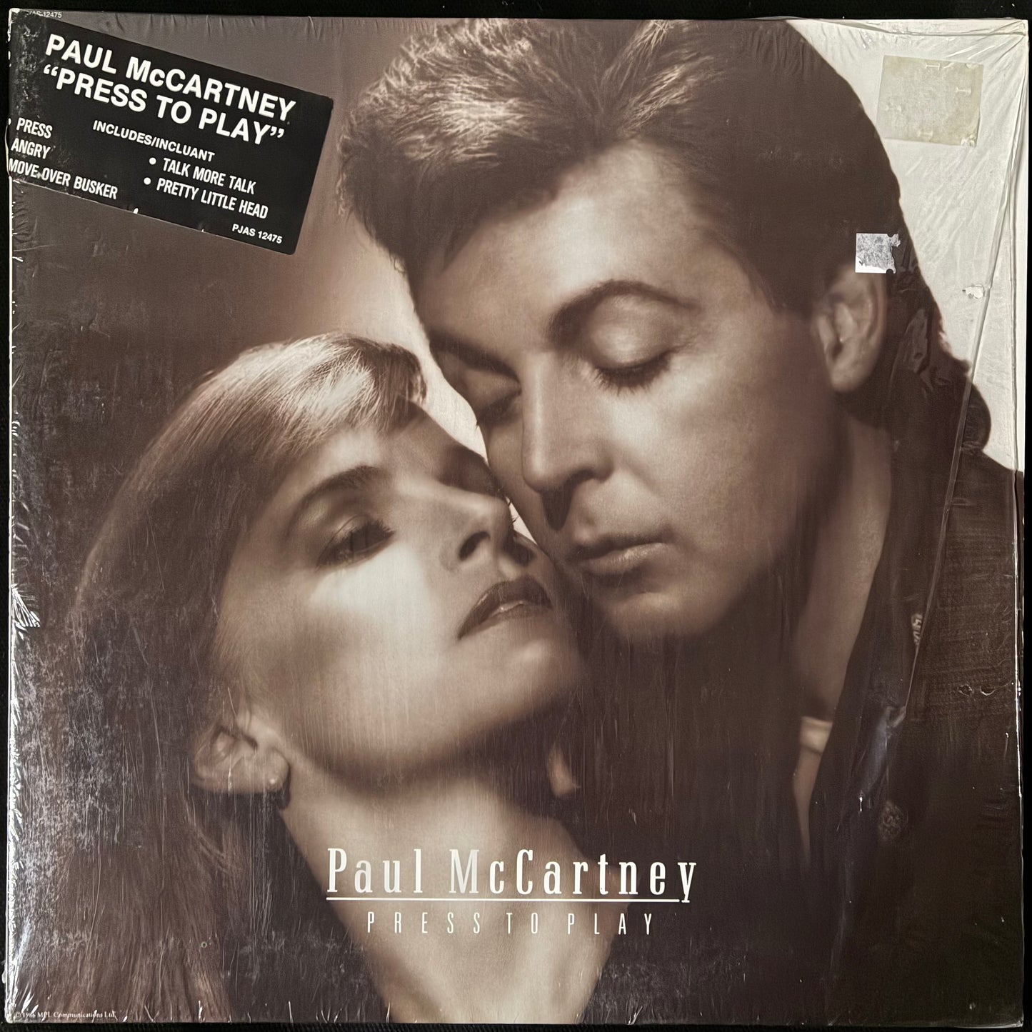 PAUL MCCARTNEY - PRESS TO PLAY (USED VINYL 1986 CANADA M-/M-)