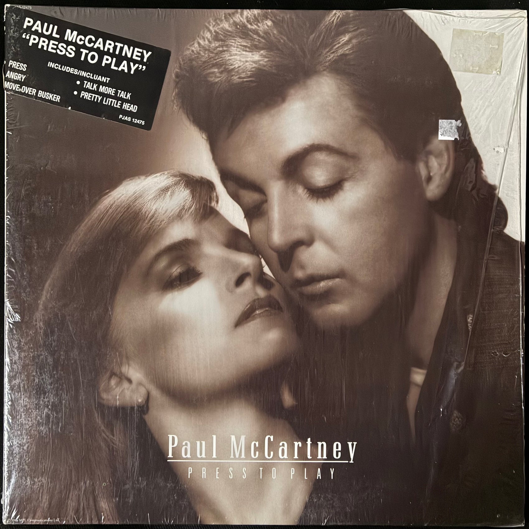 PAUL MCCARTNEY - PRESS TO PLAY (USED VINYL 1986 CANADA M-/M-)