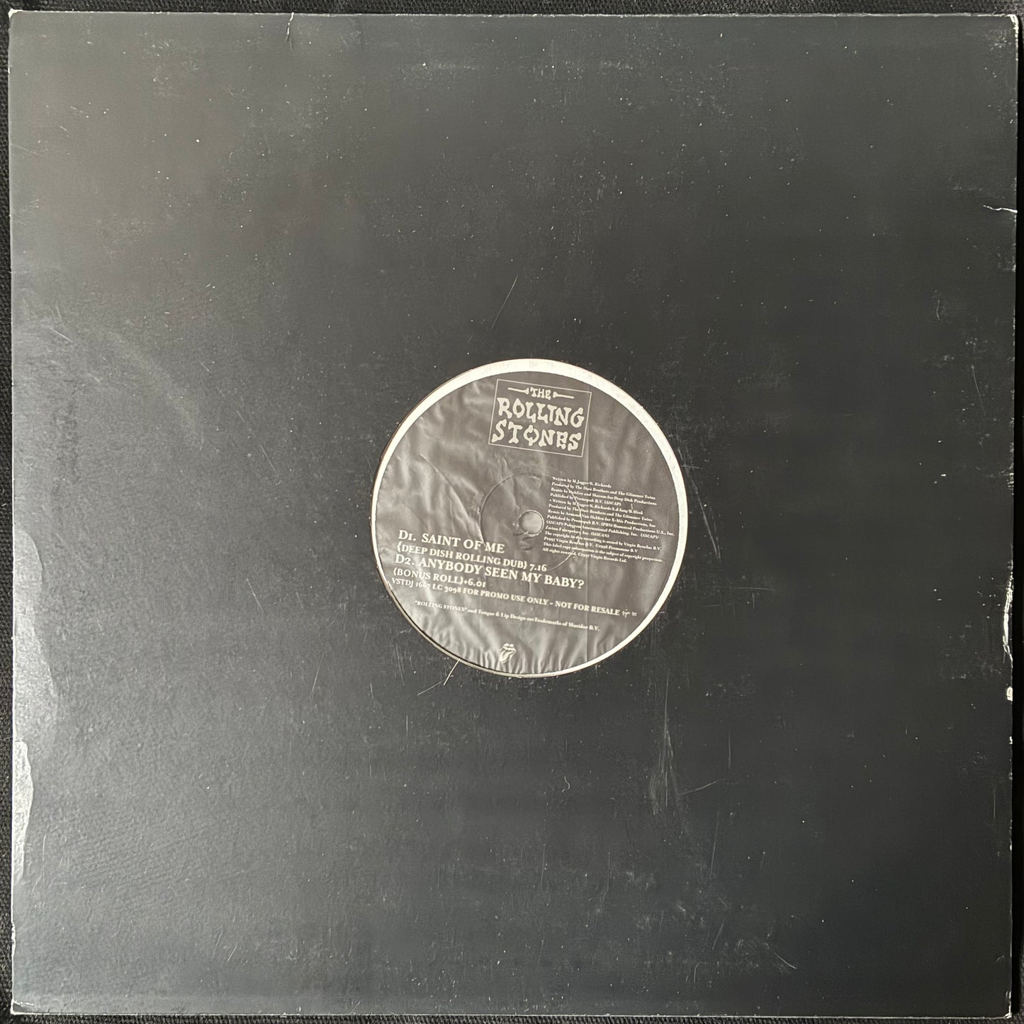 ROLLING STONES - SAINT OF ME (2X12") (PROMO) (USED VINYL 1997 UK M-)