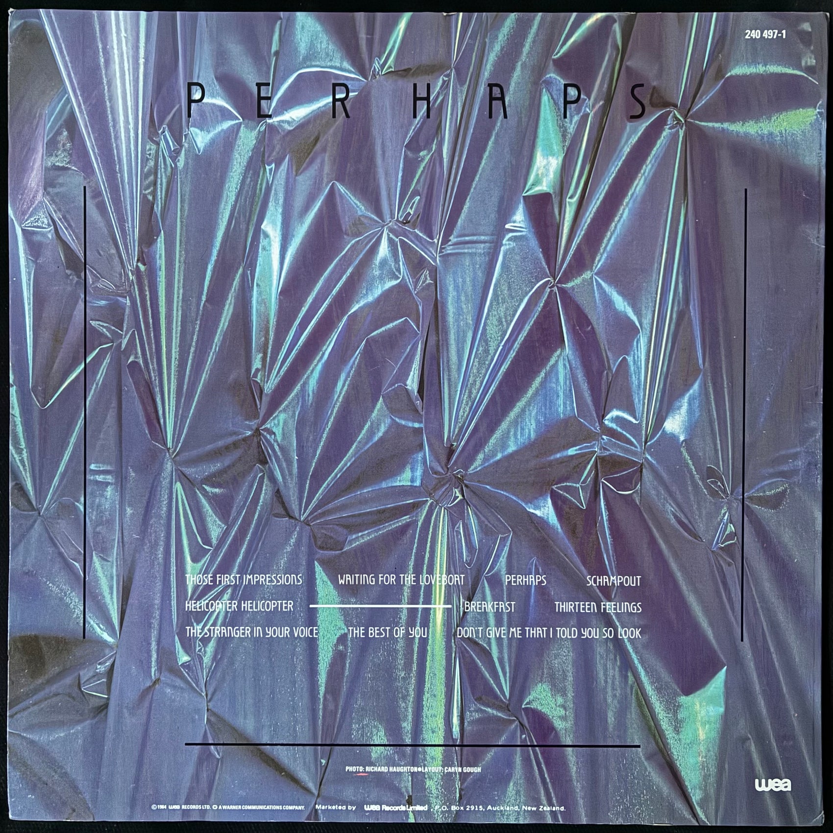 ASSOCIATES - PERHAPS (USED VINYL 1984 NZ M-/M-)