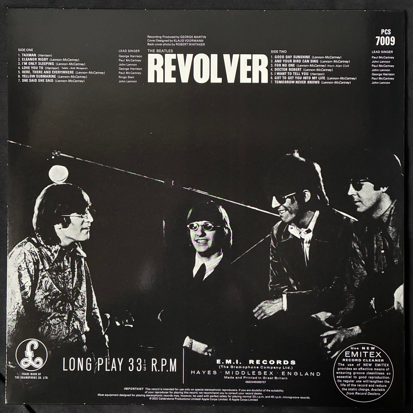 BEATLES - REVOLVER (PICTURE DISC) (USED VINYL 2022 GERMANY M-/M-)