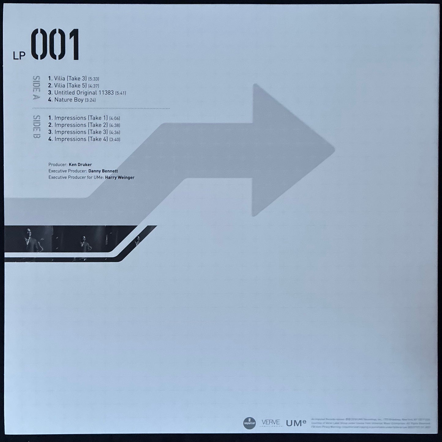 JOHN COLTRANE - 1963 : NEW DIRECTIONS (5LP) (USED VINYL 2018 US M-/M-)