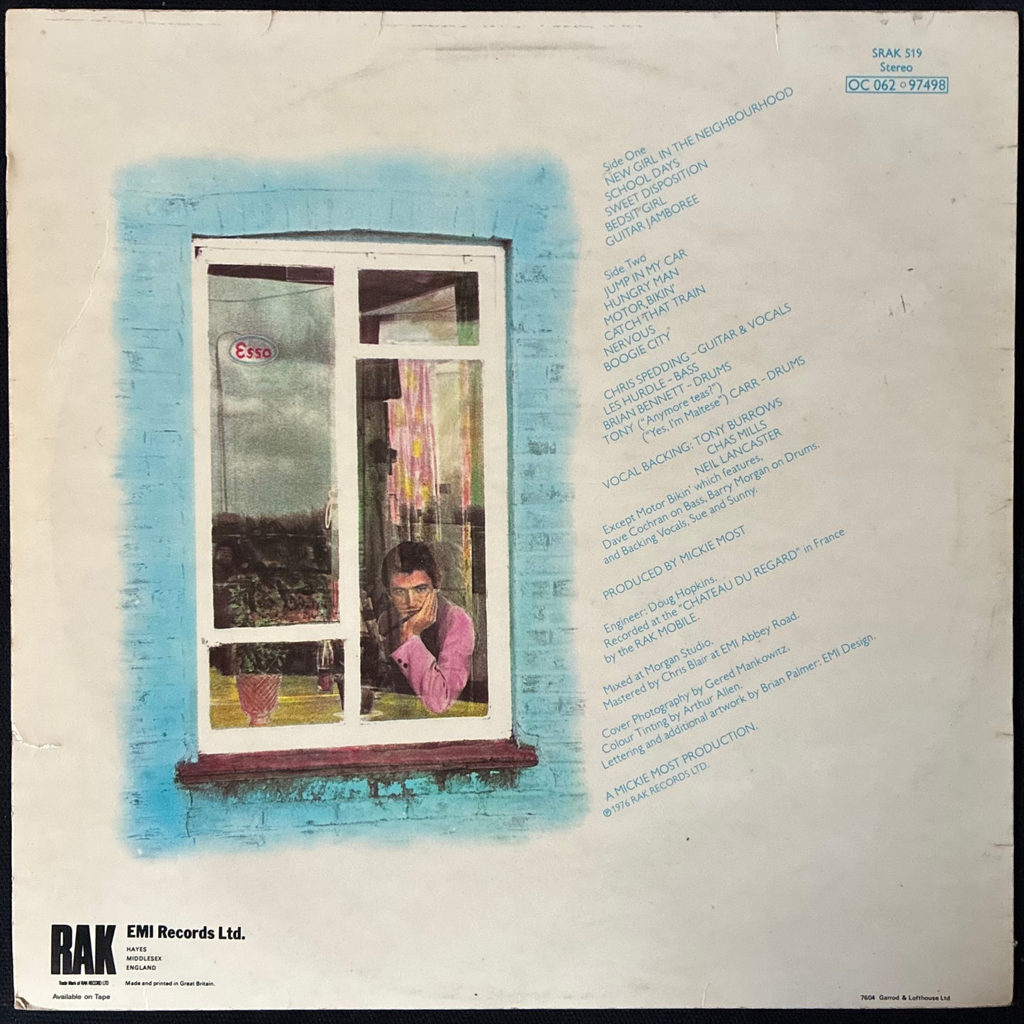 CHRIS SPEDDING - CHRIS SPEDDING (USED VINYL 1976 UK EX+/EX)