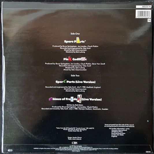 BRUCE SPRINGSTEEN - SPARE PARTS (12" EP) (USED VINYL 1988 UK M-/M-)