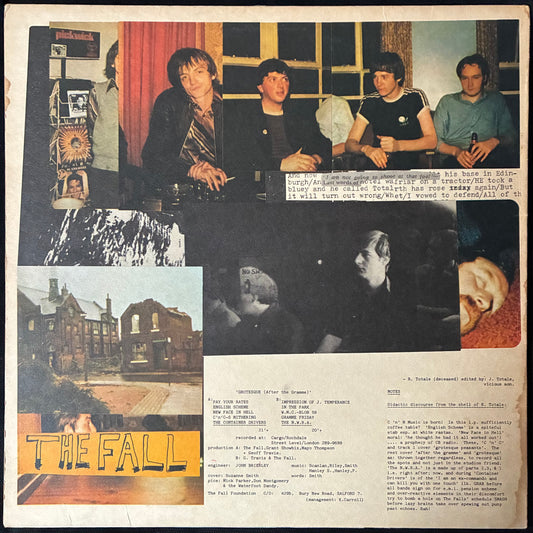 FALL - GROTESQUE (FIRST PRESSING) (USED VINYL 1980 UK EX+/EX)