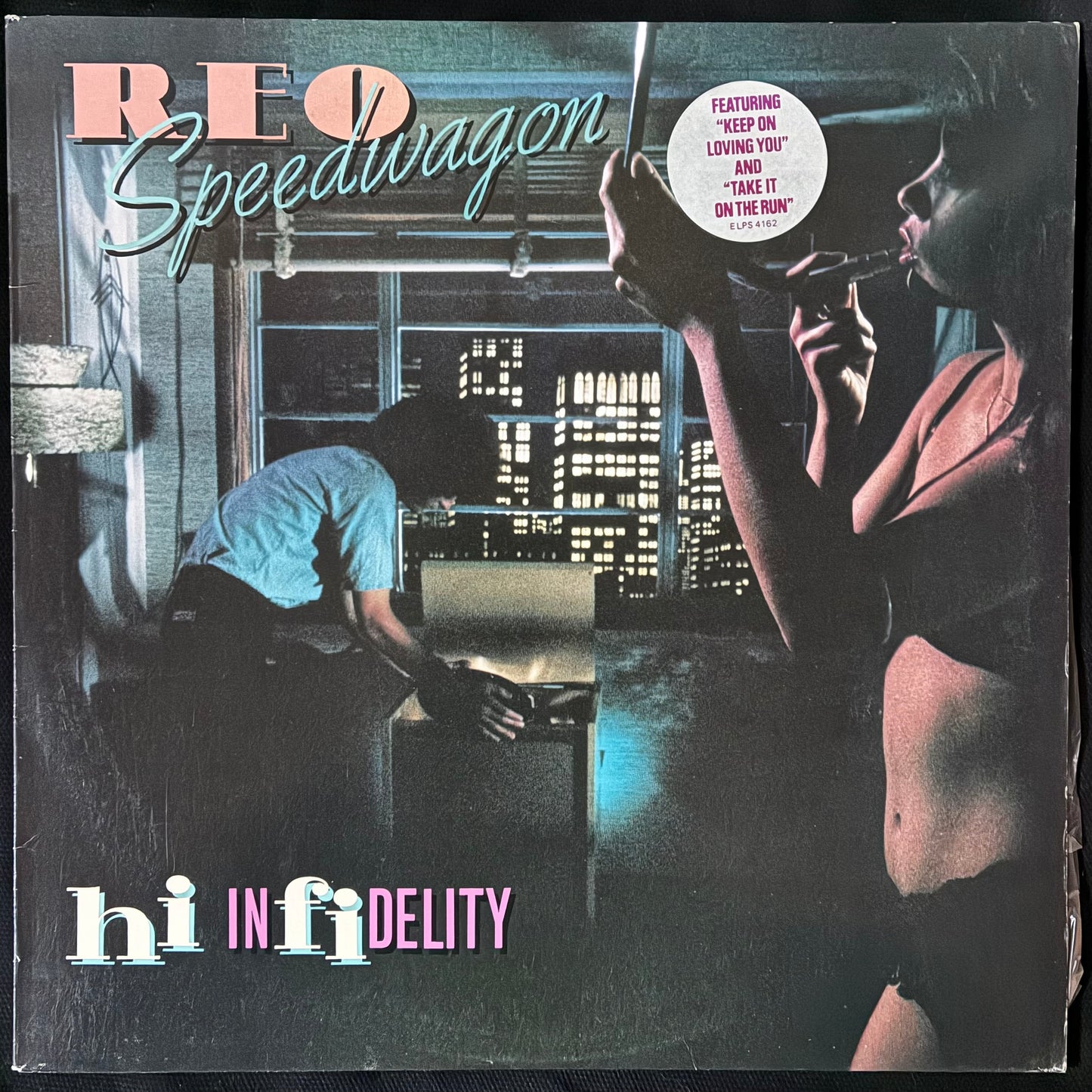 REO SPEEDWAGON - HI INFIDELITY (USED VINYL 1980 AUS EX+/M-)