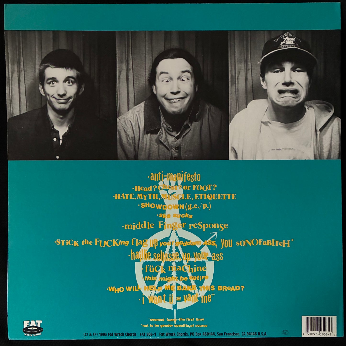 PROPAGANDHI - HOW TO CLEAN EVERYTHING (FIRST PRESSING) (USED VINYL 1993 US M-/M-)