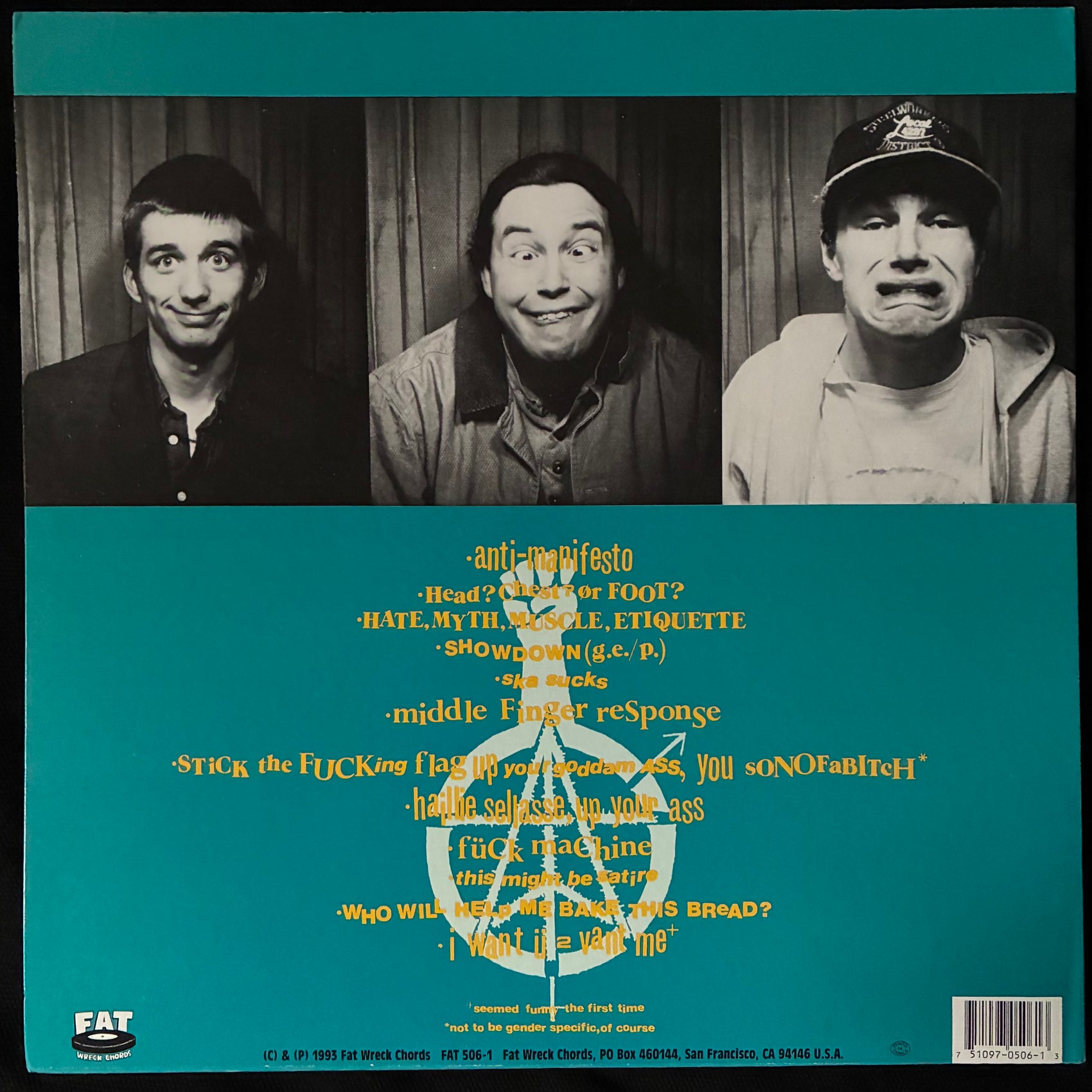 PROPAGANDHI - HOW TO CLEAN EVERYTHING (FIRST PRESSING) (USED VINYL 1993 US M-/M-)