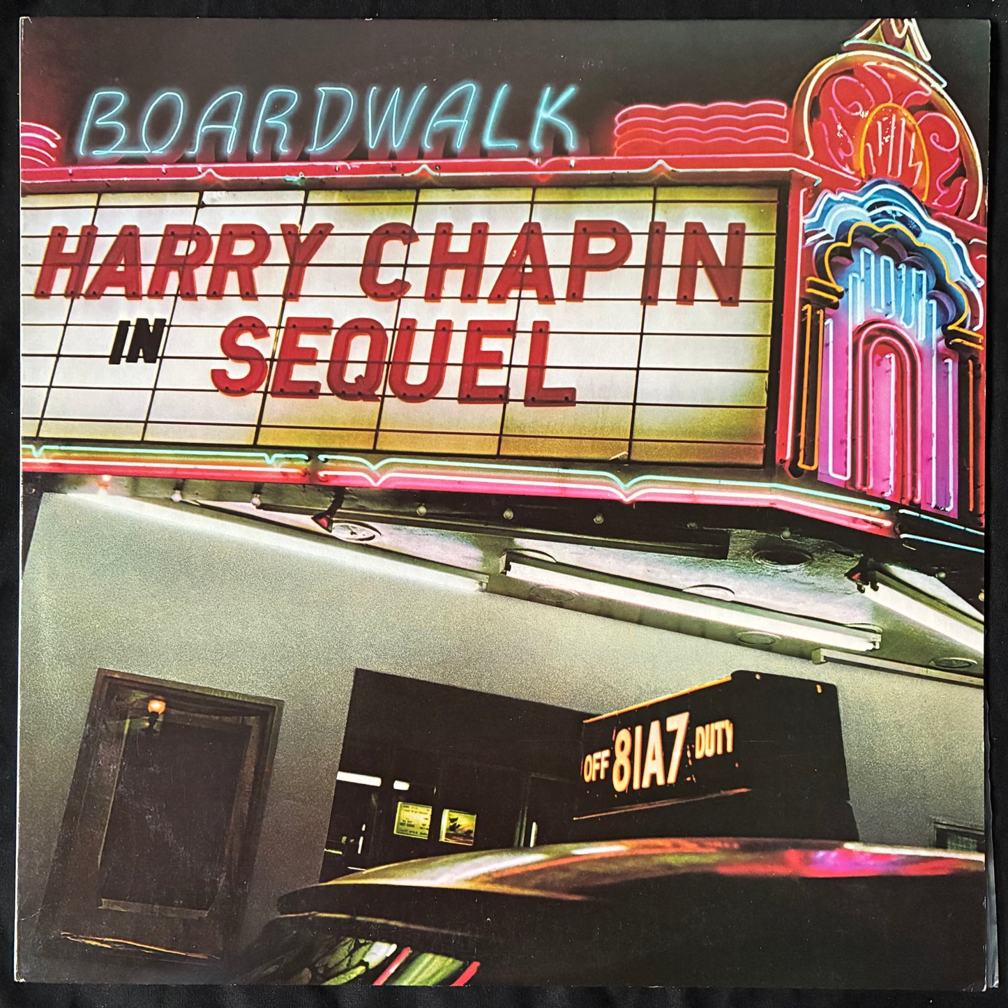 HARRY CHAPIN - SEQUEL (USED VINYL 1980 AUS M-/M-)