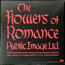 Load image into Gallery viewer, PUBLIC IMAGE LTD - THE FLOWERS OF ROMANCE (USED VINYL 2009 US M-/EX+)
