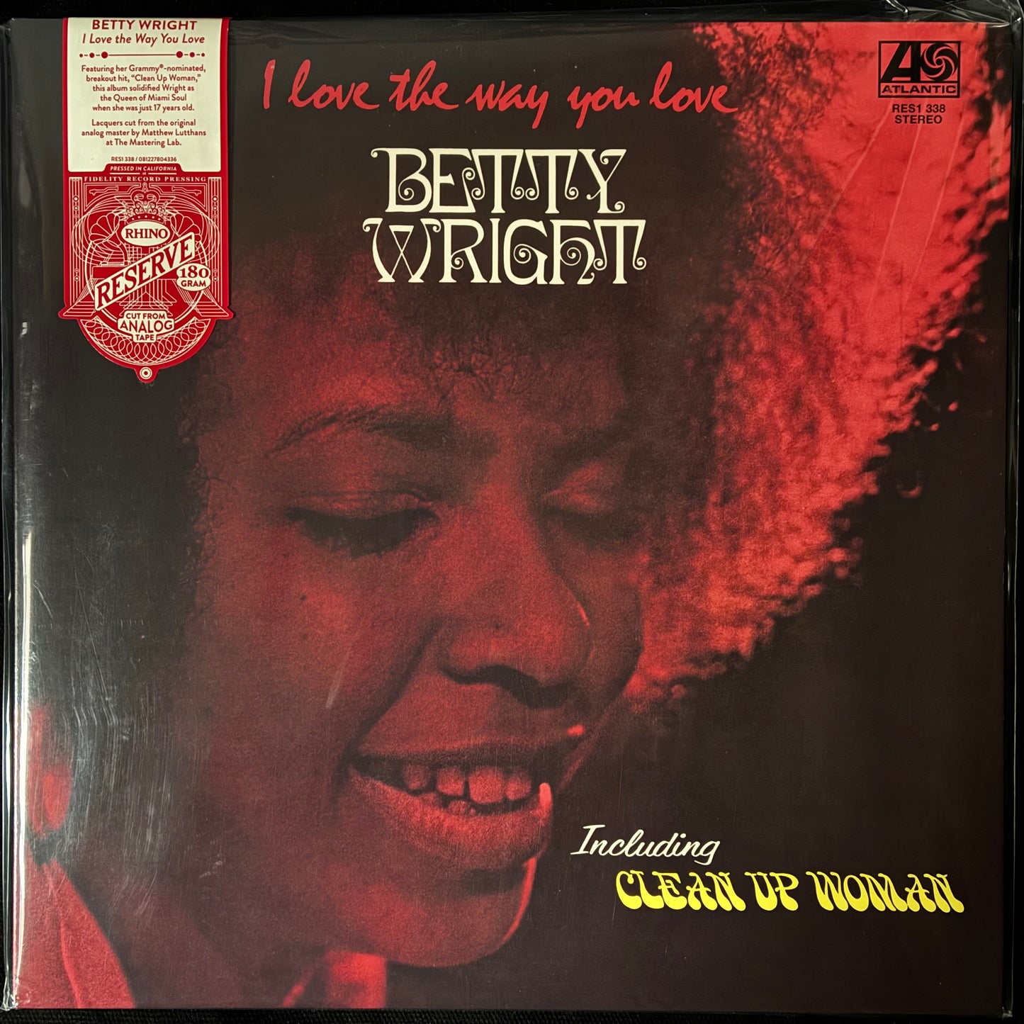 BETTY WRIGHT - I LOVE THE WAY YOU LOVE (RHINO RESERVE) VINYL