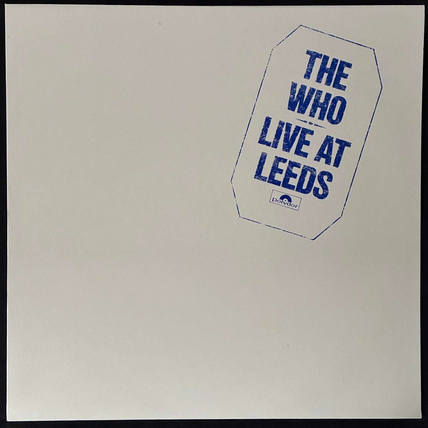 WHO - LIVE AT LEEDS (USED VINYL AUS M-/M-)
