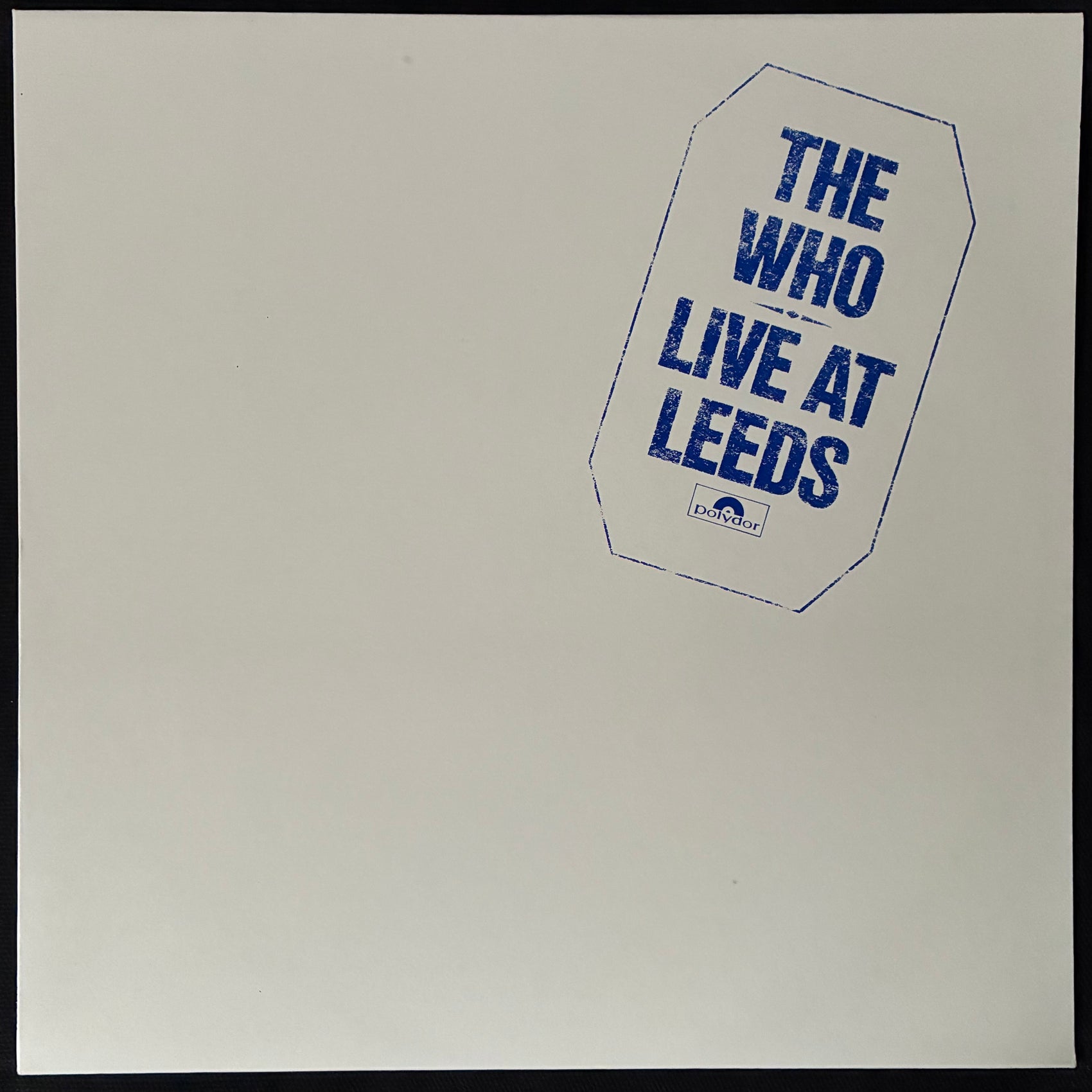 WHO - LIVE AT LEEDS (USED VINYL AUS M-/M-)