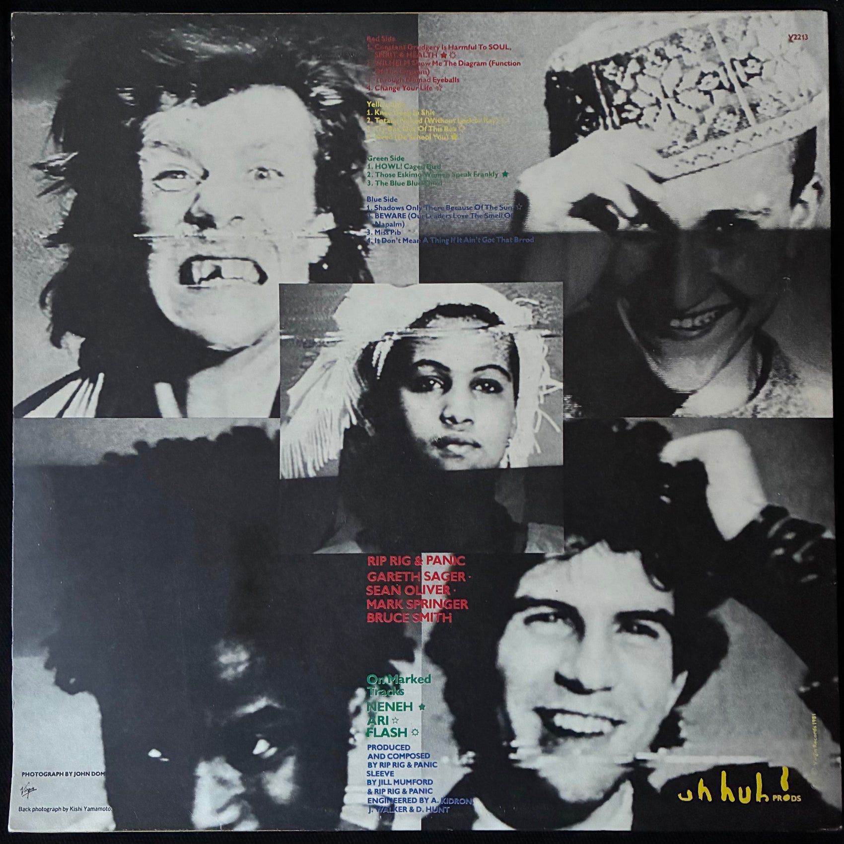 GOD - RIP RAG + PANG (2LP) (USED VINYL 1981 UK M-/M-)