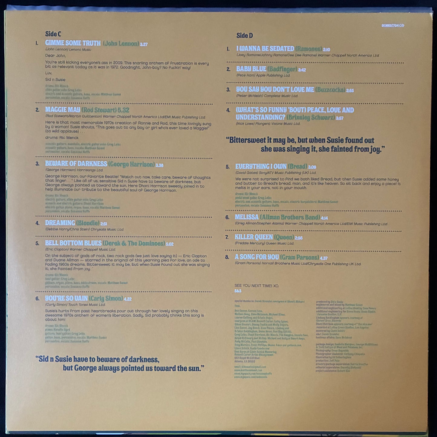 MATTHEW SWEET AND SUSANNA HOFFS - UNDER THE COVERS VOL.2 (2LP) (LIME GREEN COLOURED) (USED VINYL 2020 UK/EU M-/M-)