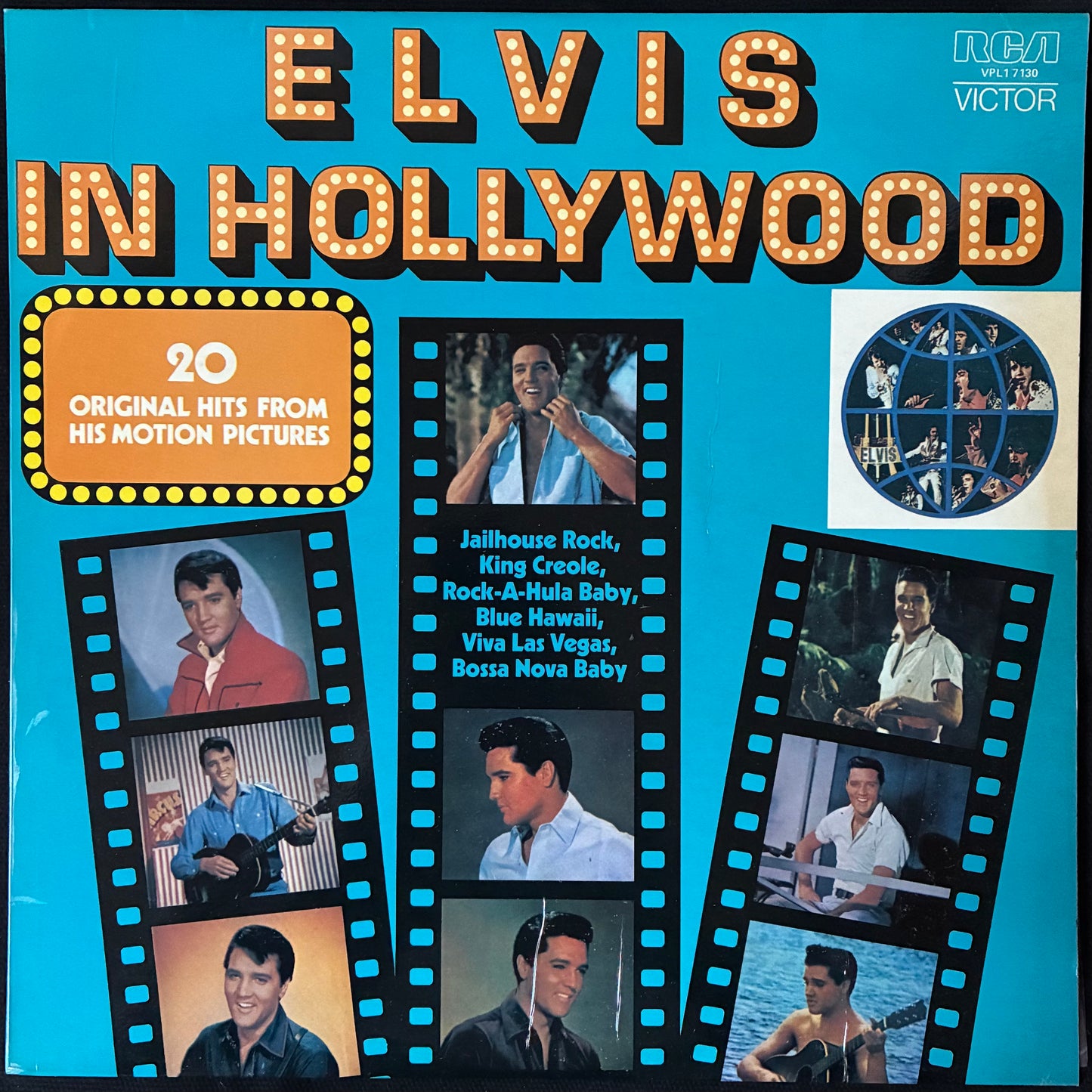 ELVIS PRESLEY - ELVIS IN HOLLYWOOD (USED VINYL 1976 AUS M-/EX+)