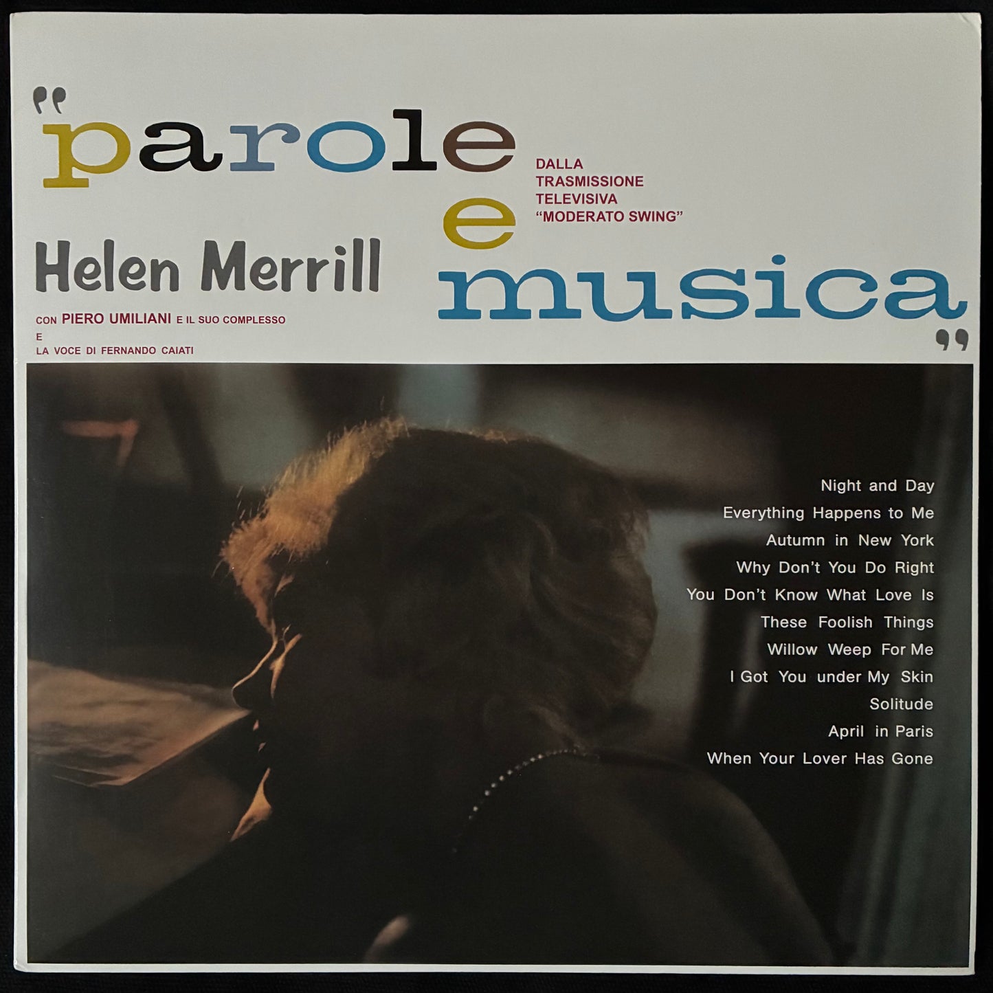 HELEN MERRILL - PAROLE E MUSICA (USED VINYL 2016 EU M-/M-)