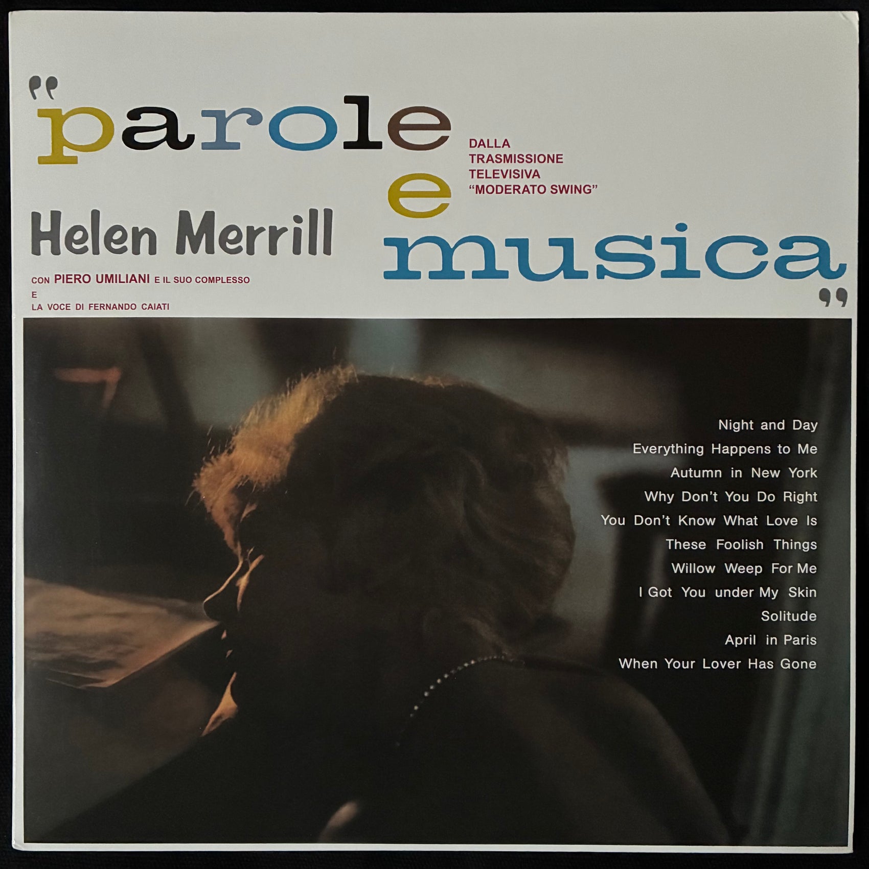 HELEN MERRILL - PAROLE E MUSICA (USED VINYL 2016 EU M-/M-)