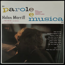 Load image into Gallery viewer, HELEN MERRILL - PAROLE E MUSICA (USED VINYL 2016 EU M-/M-)
