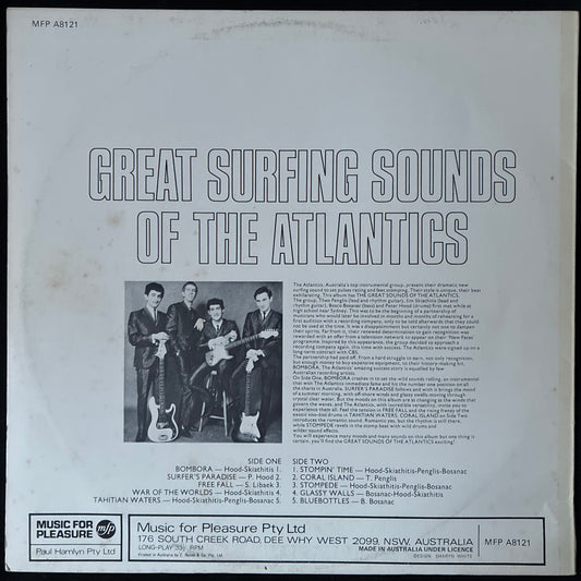 ATLANTICS - GREAT SURFING SOUNDS OF THE ATLANTICS (USED VINYL 1972 AUS M-/EX)
