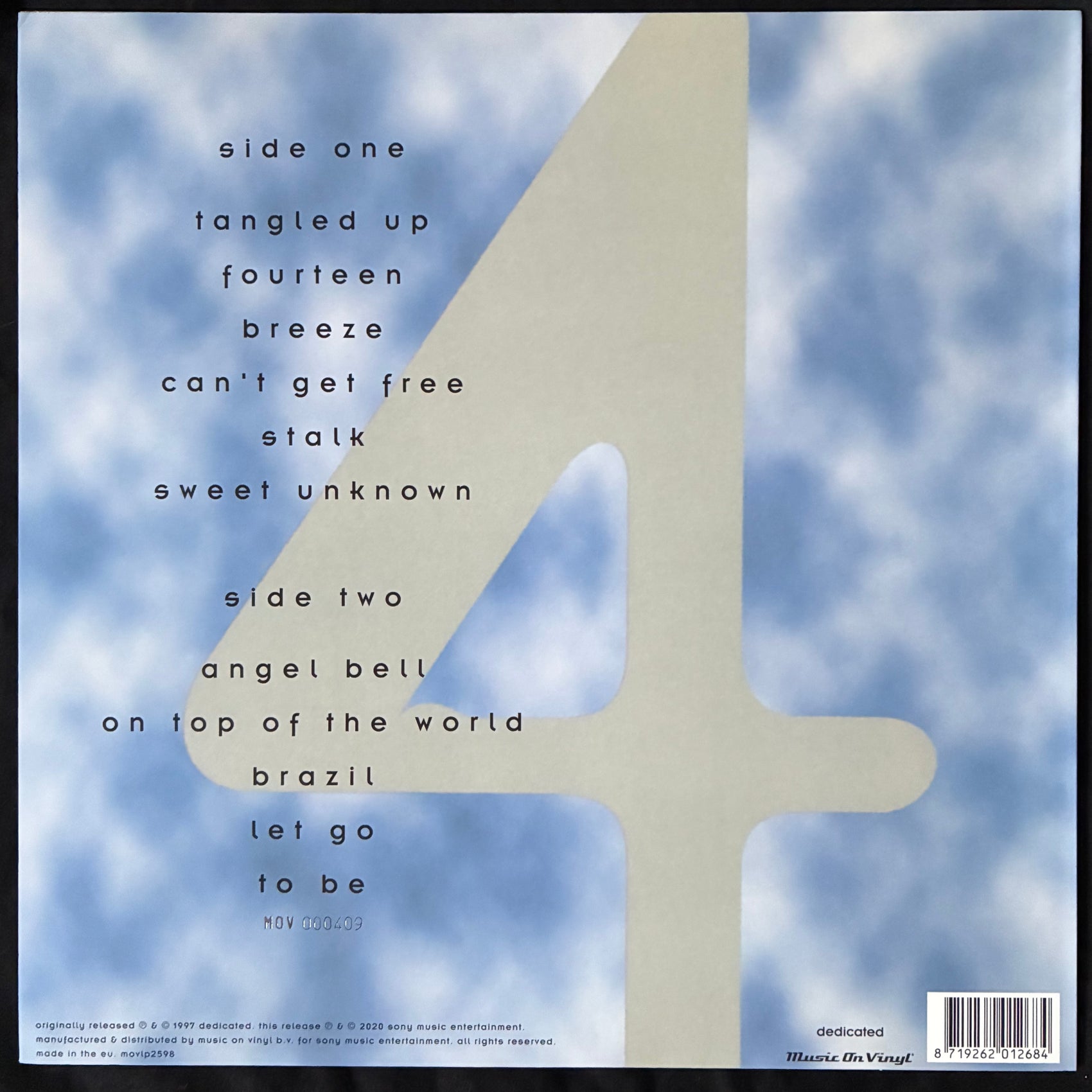 CRANES - POPULATION FOUR (BABY BLUE COLOUR) (180GM) (USED VINYL 2020 EU M-/M-)