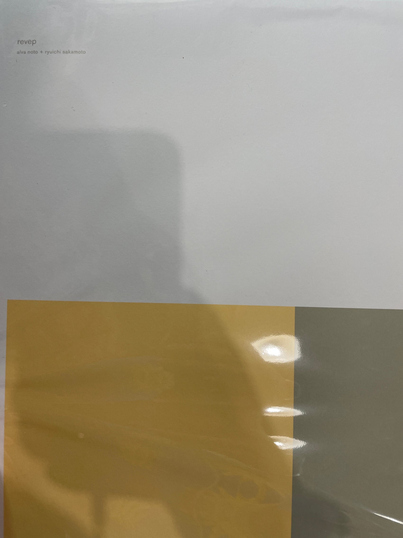RYUICHI SAKAMOTO AND ALVA NOTO - REVEP VINYL