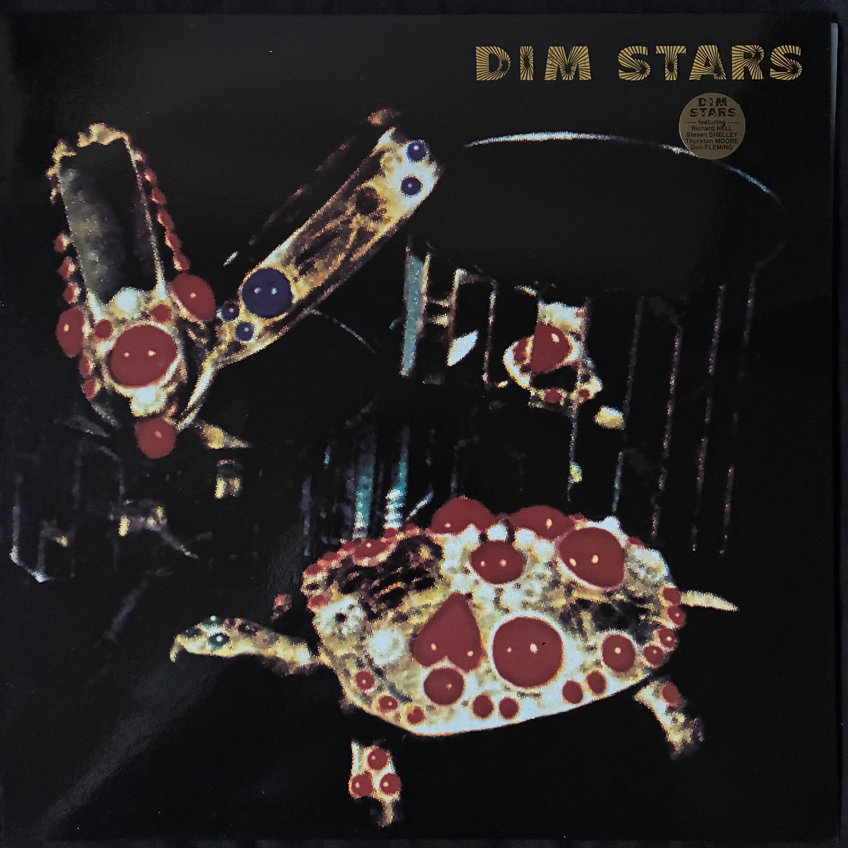 DIM STARS - DIMM STARS (RED COLOURED) (USED VINYL 1992 AUS M-/M-)