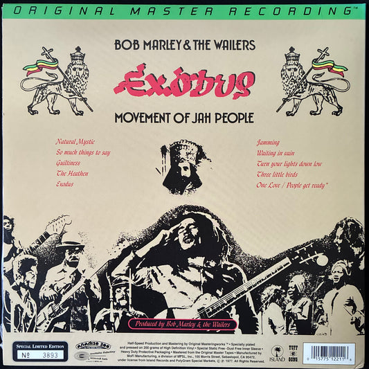 BOB MARLEY & THE WAILERS - EXODUS (MOBILE FIDELITY) (USED VINYL 1995 US M-/M-)