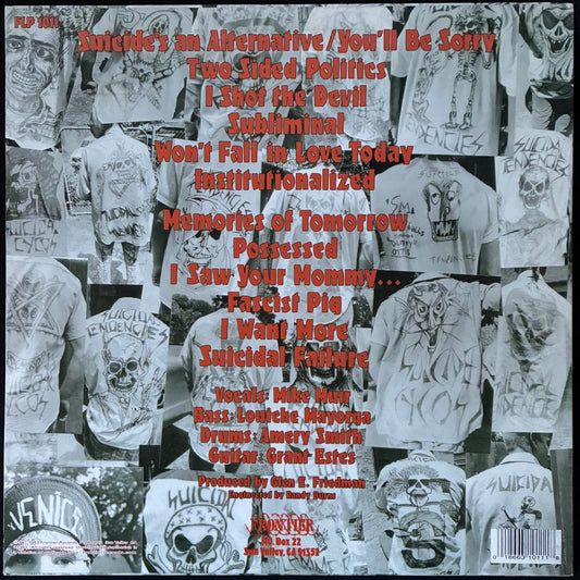 SUICIDAL TENDENCIES - SUICIDAL TENDENCIES (PINK/PURPLE COLOURED) (USED VINYL US M-/M-)