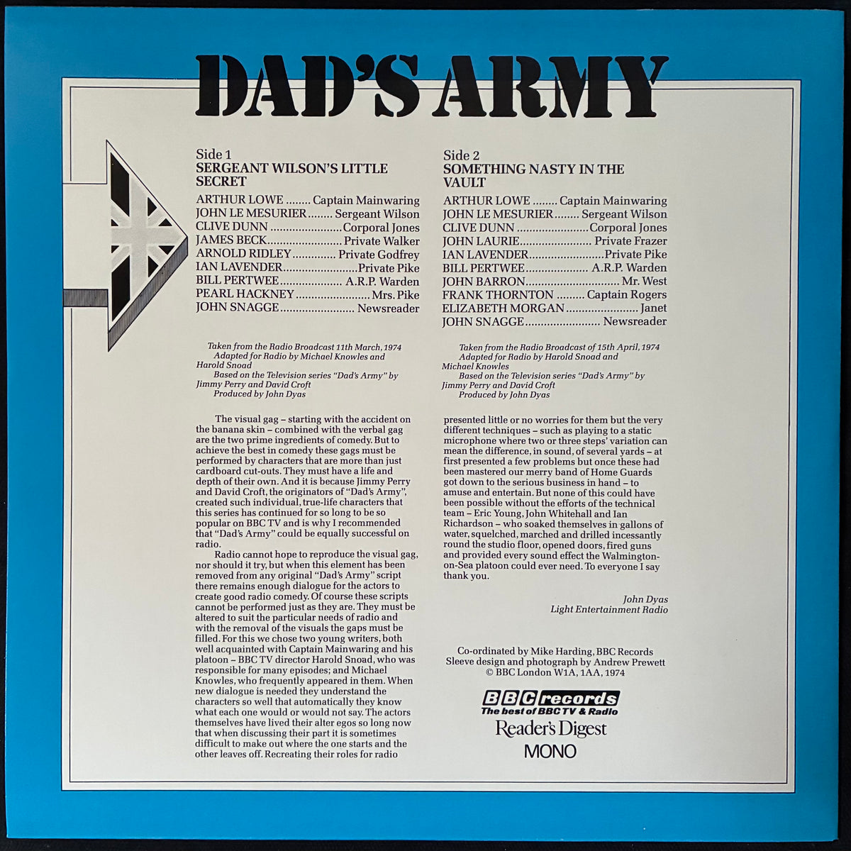 VARIOUS ARTISTS - THE BBC COMEDY ALBUM (6LP BOX SET) (USED VINYL 1976 AUS M-/M-)
